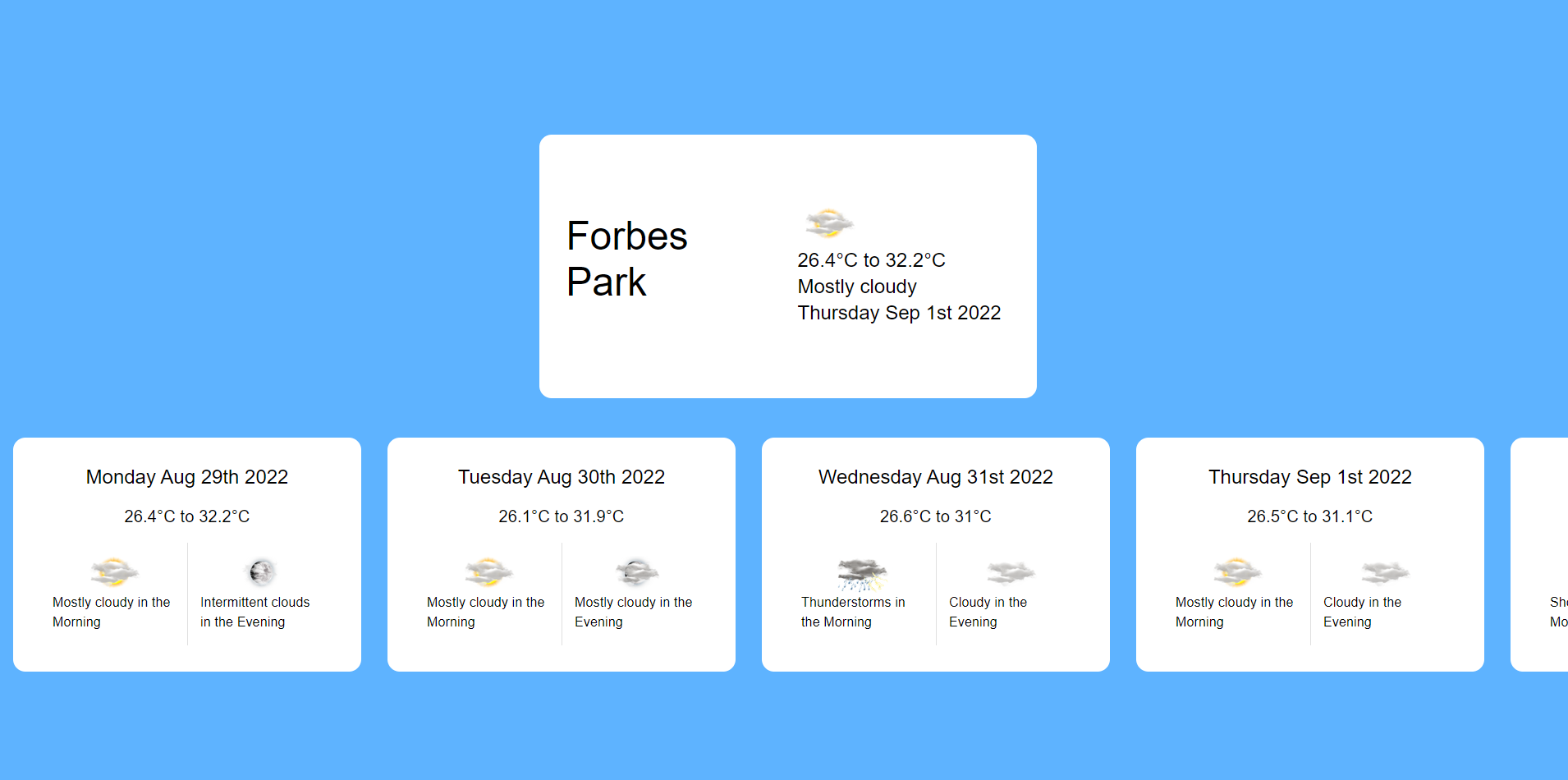 Weather App - WIP
